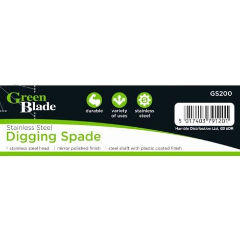 Stainless Steel Digging Spade, Stainless Steel Border Spade, Gardening Tools
