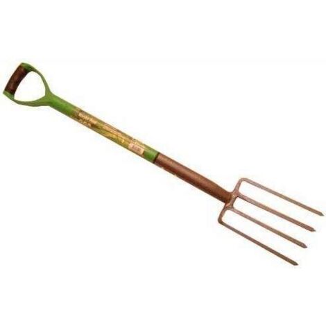 Garden Folk, Carbon Steel Border Fork with Soft Grip D Handle for Garden, Strong Versatile and Durable Heat Treated and Oil Cooled Metal perfect for Gardeners with Allotment (1/4)