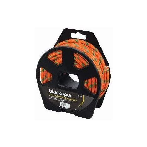 Strong Braided Rope on Reel 15m x 5.5mm Heavy Duty Rope, Weatherproof Polypropylene for use in Home & Garden Outdoor Indoor Heavy Duty Rope on Plastic Reel