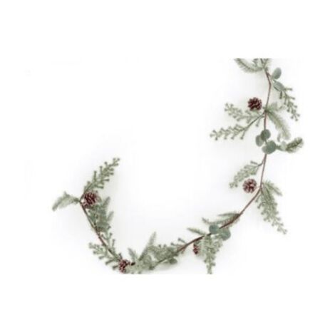 Marco Paul Christmas Christmas Eucalyptus & Pine Cone Garland Hanging ...