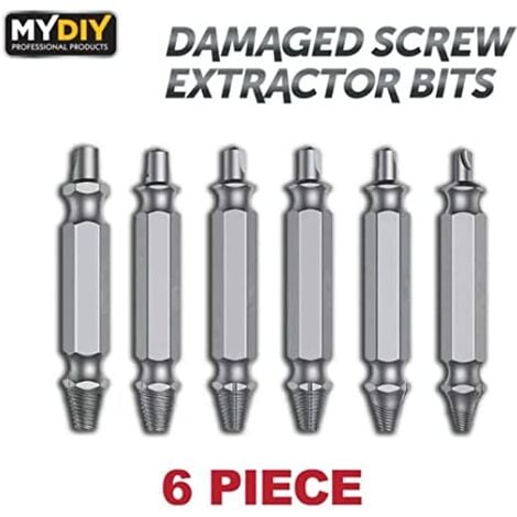 Autojack 5 Piece Screw Extractor Set Damaged Screw Remover Tools