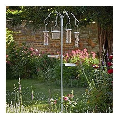 Traditional 4 Arm Wild Willow Wild Bird Feeding Station includes Metal ...