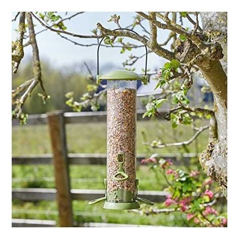 Garden Wild Bird Mealworm Hanging Feeder Seed & Nut Feeder Station