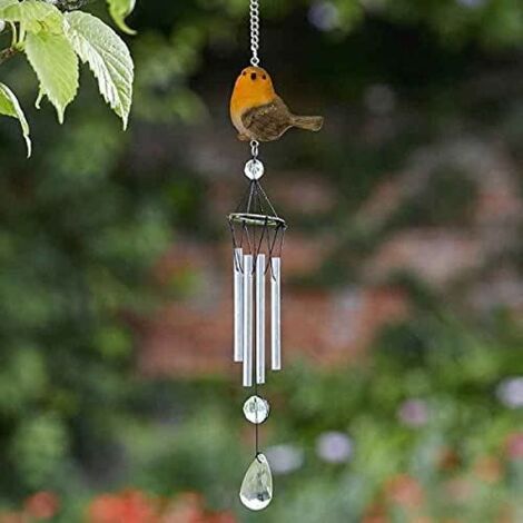 Decorative UV Resistant Robin Windchime