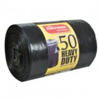 50x Heavy Duty Strong Refuse Sacks