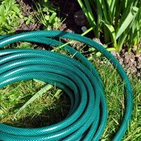 Kingfisher 30m Water Coil Hose and Spray Gun Nozzle Fittings for sale online 