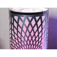 LED Kaleidoscope Colour Changing Aroma Lamp (Silver)