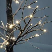Christmas Rustic Snow Effect LED Twig Tree (180cm)