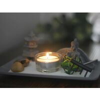 Zen Garden Tea Light Holder Grey Buddha Decorative Candle Holders Ornamental