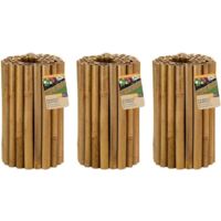 Bamboo Garden Edging 30cm x 1m Lawn Borders Fence Flowerbed Grass Edge