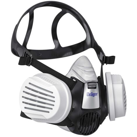 Dräger X-plore 3300 Demi-masque de protection poussières-artisanat avec filtres P3 R résistant à l’eau contre des particules fines  Taille S
