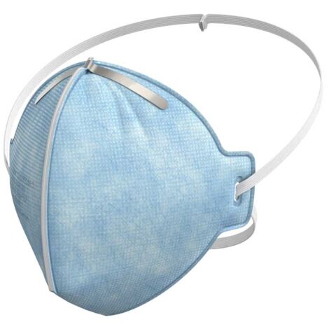 Dräger X-plore 1720 Masque de protection respiratoire jetable FFP2 fabriqué en France - Lot de 5 masques anti-poussières pour des travaux de construction, de bricolage et de peinture (1/5)