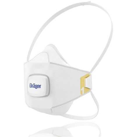 Dräger X-plore 1910 V Masque de protection respiratoire jetable FFP1  Taille M-L  Lot de 10 masques anti-poussières avec soupape