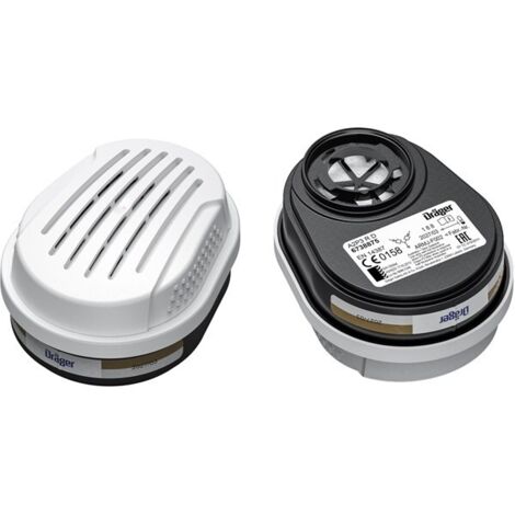 Dräger X-plore filtres A2 P3 6 filtres à baïonnette compatible avec les masques Dräger X-plore 3300/3500/5500 Recharge pour masque de protection
