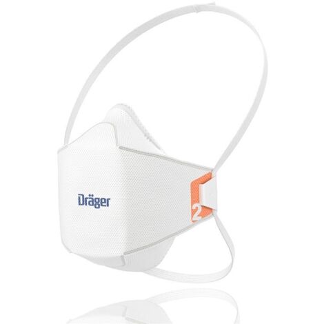 Dräger X-plore 1920 Masque FFP2 contre la poussière et les particules fines Masque de protection respiratoire jetable certifié CE Lot de 3 Masques, taille S