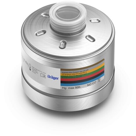 Dräger Rd40 Filtre combiné avec classe de protection A1B2E2K1 Hg NO P3 CO