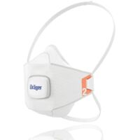 Dräger X-plore 1920 V 10 Masques de Protection respiratoire FFP2 avec valve Masque anti-poussière jetable pour des travaux de construction, de bricolage, de peinture Taille M/L