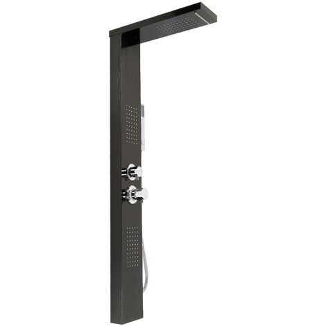Colonne de douche hydromassante en acier inoxydable 304 – Panneau mural avec douche pluie et jets massants – Installation rapide avec accessoires inclus – Jeobest (1/5)