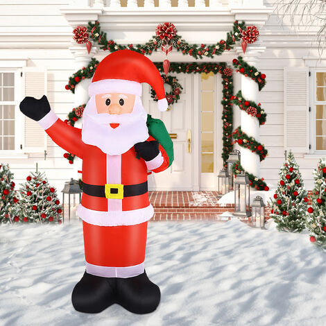Grand Père Noël à suspendre - Décoration extérieure - Père Noël