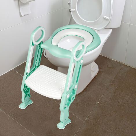 Rehausseur Toilette Enfant Réducteur WC Enfant Avec Marche Pied