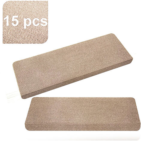 Lot de 15 tapis d'escalier protection d'escalier antidérapant