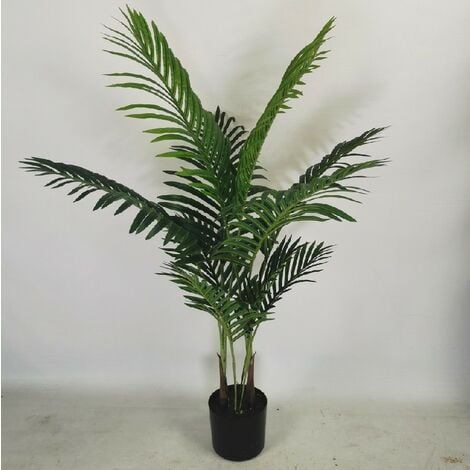 Aqrau 110cm Plante Artificielle Palmier Réaliste, pour Intérieur Extérieur  Maison Chambre Salon Balcon Cour Jardin