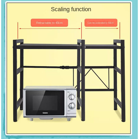 Aqrau Support de Four à Micro-Ondes Extensible, Support d'étagère