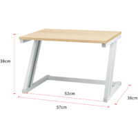 YIS Étagère Extensible Pour Micro-Ondes et Four - 2 Niveaux - Etagère YIS Étagère Extensible Pour Micro-Ondes et Four - 2 Niveaux - Etagère