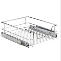 Aqrau Tiroir Téléscopique de Cuisine, paniers coulissants cuisine - 56cm