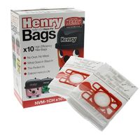 20 x Cloth Hepa Flo Bags for Numatic Henry Hetty Vacuum 32mm Mini Tool Kit 