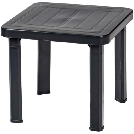 Table auxiliaire extérieur 47x47 anthracite ANDORRA garbar (1/5)