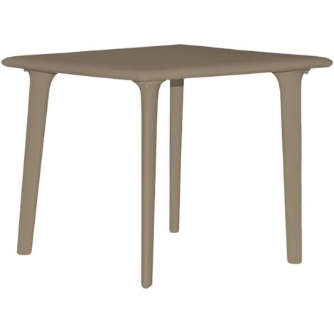 Table carrée extérieur 90x90 chocolat DESSA Resol (1/5)