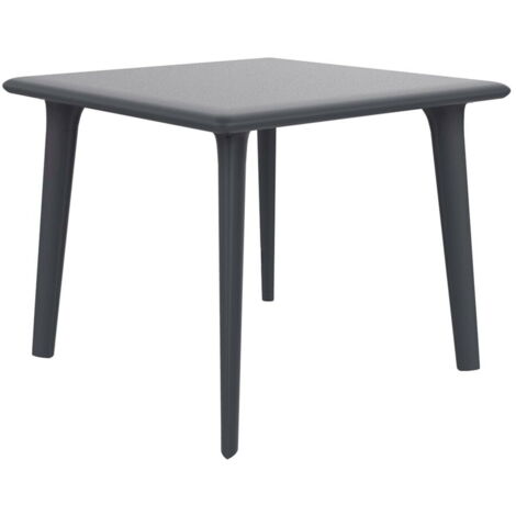 Table carrée extérieur 90x90 gris foncé DESSA Resol