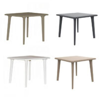 Table carrée extérieur 90x90 sable DESSA Resol