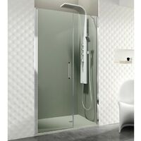 OPEN 90 (25+65) fixe plus porte battante ouverture centrale - Mesure d'installation: 88,5-92,5 cm