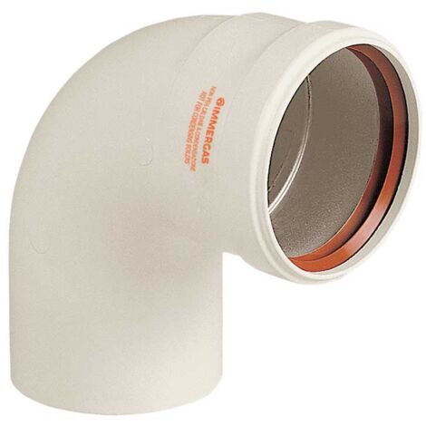 Immergas Kit gomito 80 ad innesto a 90° “Serie Blu” 3.010955 (1/2)