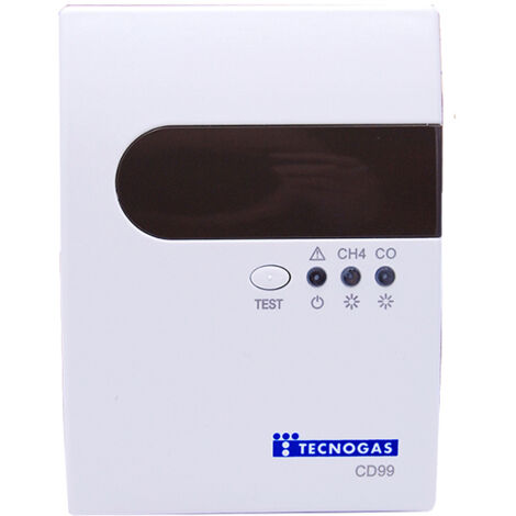 Tecnogas Rivelatore Fughe Monossido di Carbonio e Metano CD99 554063