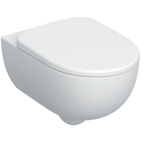 Geberit SELNOVA PREMIUM vaso sospeso Rimfree, a cacciata, con sedile a discesa rallentata e fissaggi nascosti, colore bianco finitura lucido 502.793.00.1