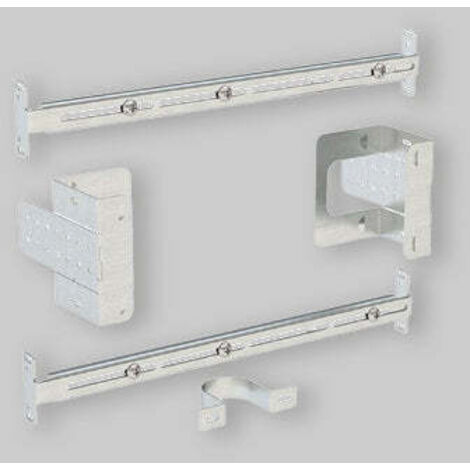 Geberit – Kit cartongesso per cassetta Sigma 8 cm – Per costruzione leggera – Include traverse di fissaggio e pattini di montaggio (1/5)