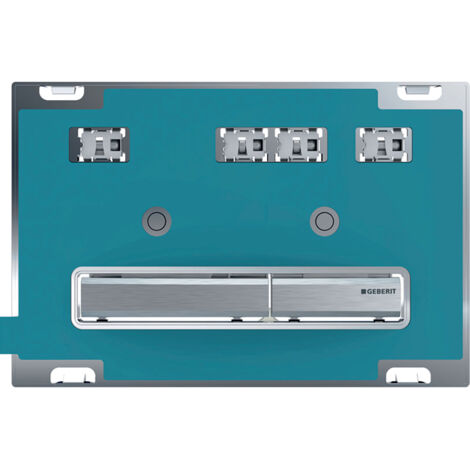 Placca Geberit Sigma50 Square Personalizzabile / Cromo Doppio Tasto  115.788.00.2 Cromato