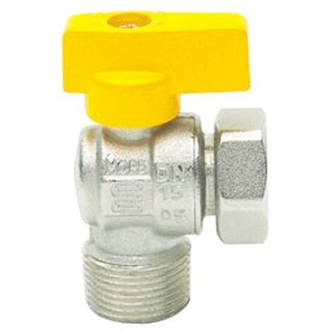 Enolgas Rubinetto a sfera per caldaia BonFlex per gas a squadra maschio girello 3/4  G0386N37