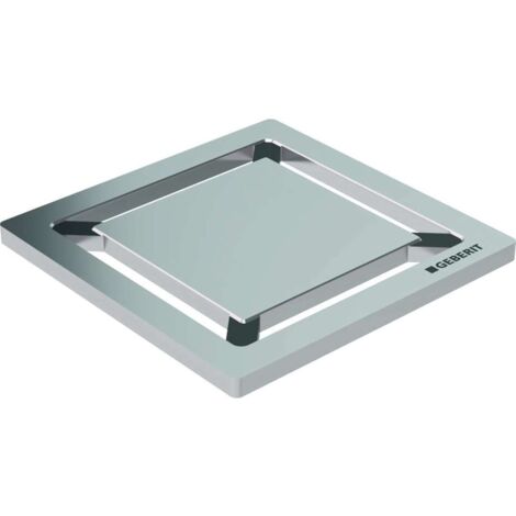 Geberit Griglia Quadrata di Design 8×8cm in Acciaio Inox  154.312.00.1