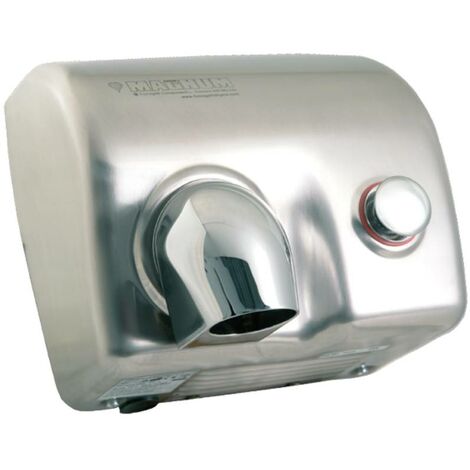 Fumagalli Magnum MG88P LEM 250 Cromo Satinato Asciugamani elettrico a Pulsante Cromo Satinato