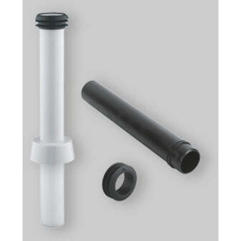 Geberit Kit Canotto Con Morsetto E Rosone Per Cassetta – Ricambio Originale 118.221.21.1 – Colore Grigio