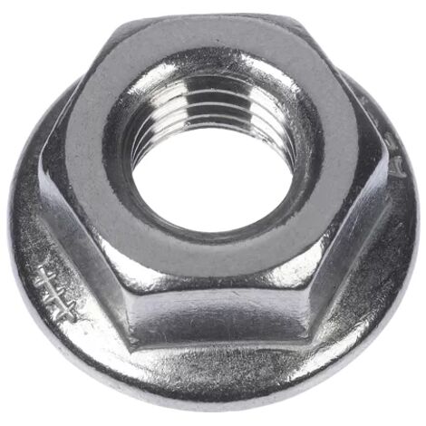 Dado Esagonale Fischer MU F M8 A2 Flangiato per Profili Solar Confezione 100pz 571210