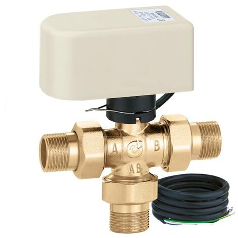 Caleffi Valvole a sfera tre vie 3/4 " Deviatrice Motorizzate 230V 644352