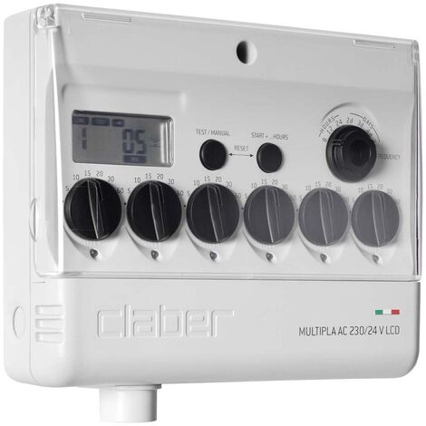 Programmatore Elettronico Claber Multipla AC 230/24V 6 Stazioni  8058