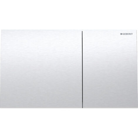 Placca Geberit Sigma70 Square Acciaio Spazzolato Doppio Tasto  115.622.FW.1 Acciaio Spazzolato