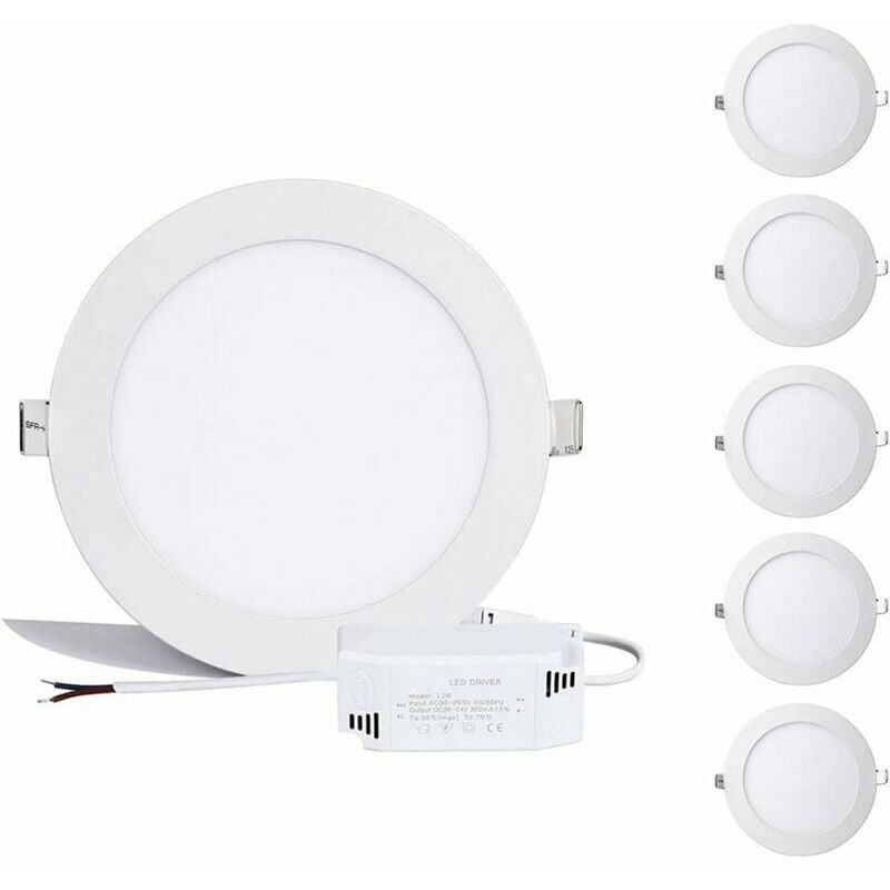 REYLAX Trasformatore 220 24V Dimmerabile, Alimentatore LED 12W