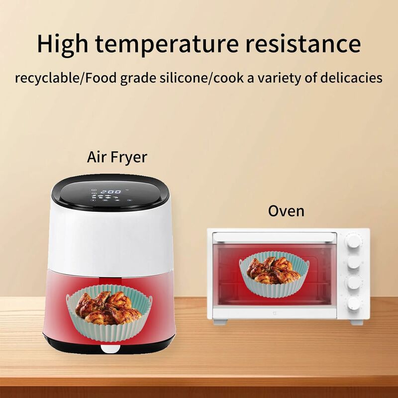 3 pz friggitrice ad aria cestello in Silicone stampo in Silicone